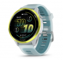 Garmin Forerunner 570 steinweiß/amp yellow mit Armband steinweiß/türkis (010-02971-01)